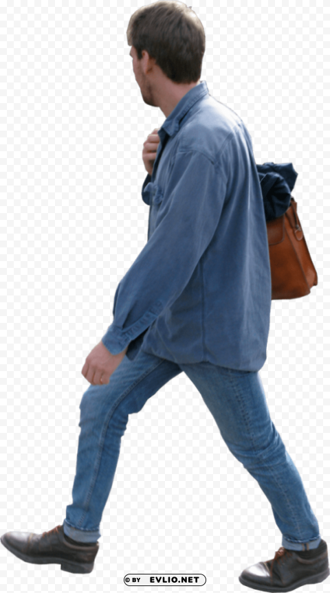 walking PNG clipart with transparent background