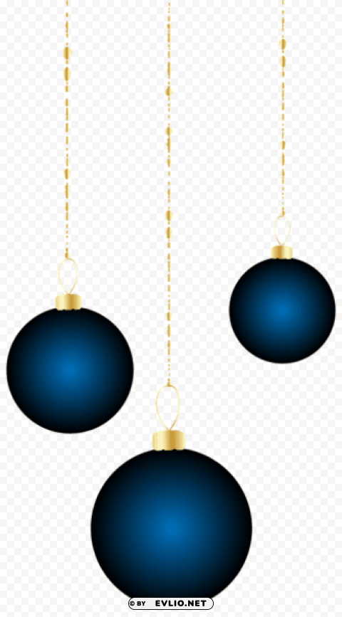 transparent christmas blue ornaments PNG for t-shirt designs