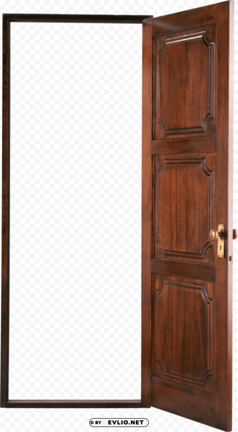 door Isolated Artwork on Transparent Background PNG