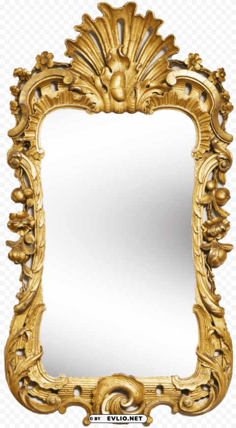 Mirror ClearCut Background PNG Isolated Subject