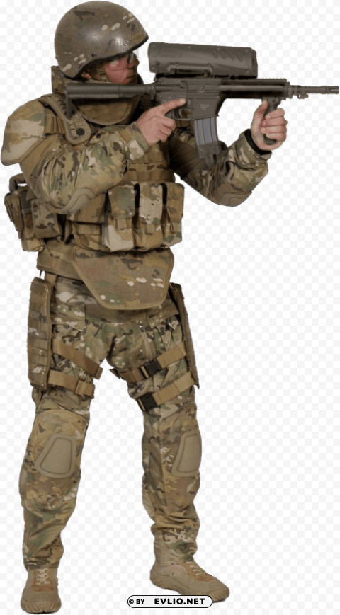 soldier PNG Image with Transparent Isolation