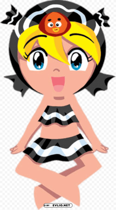 sea princess jessi Isolated Character with Transparent Background PNG