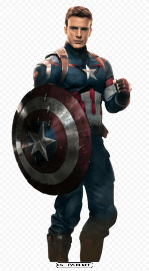 Captain America Clear Background PNG Clip Arts