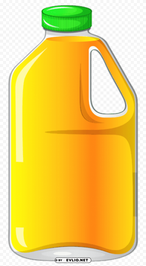 large bottle with orange juice High-resolution transparent PNG images set