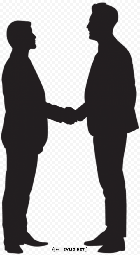 men shaking hands silhouette PNG transparent images mega collection