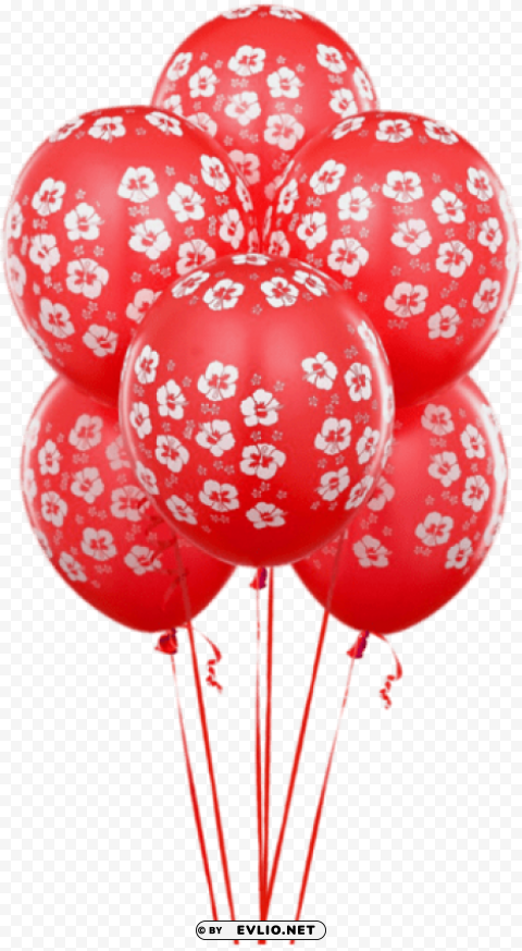  red balloons PNG images with transparent canvas