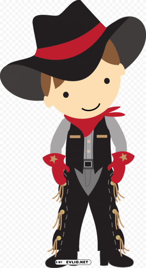 Cowboy PNG With Isolated Background