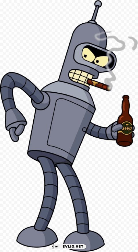 futurama bender PNG images with clear cutout