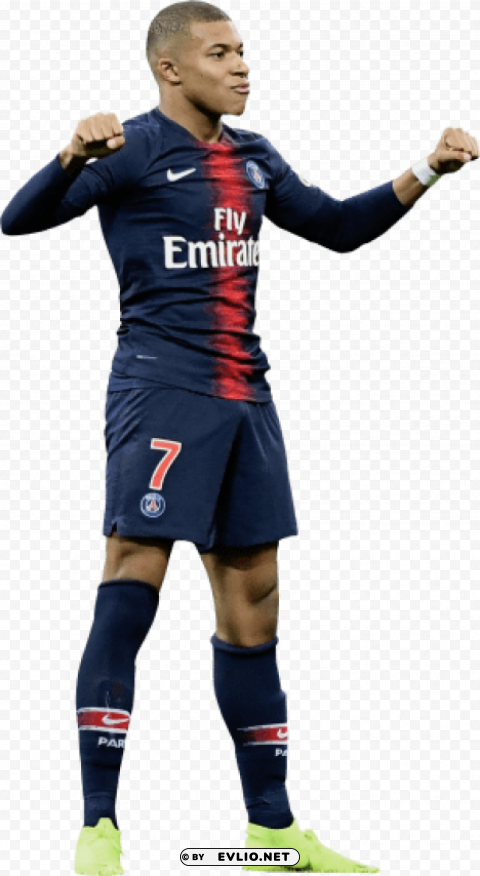 Kylian Mbappé PNG For Photoshop