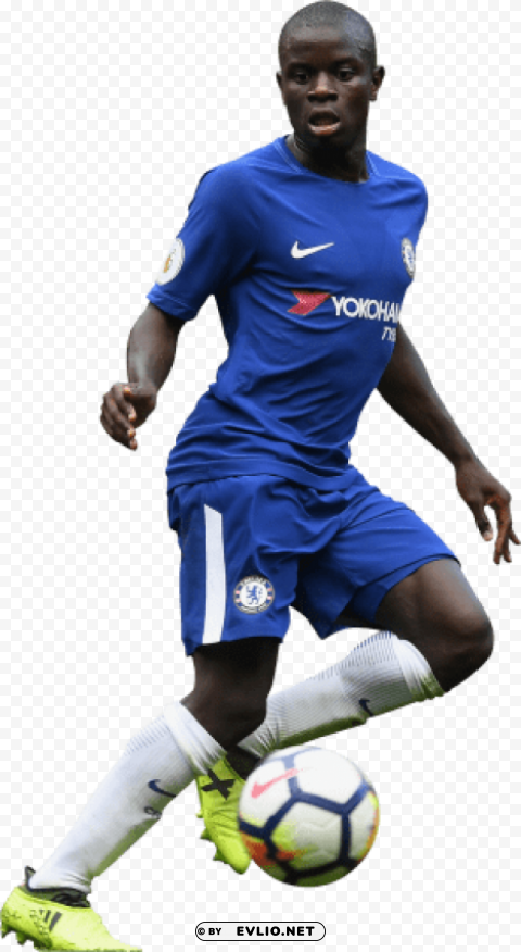 ngolo kanté Isolated Design in Transparent Background PNG