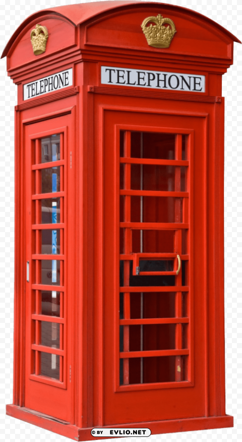 phone booth PNG for overlays