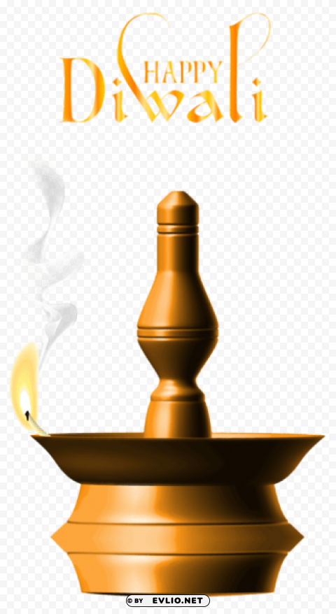 Happy Diwali Candle PNG Transparent Images For Printing