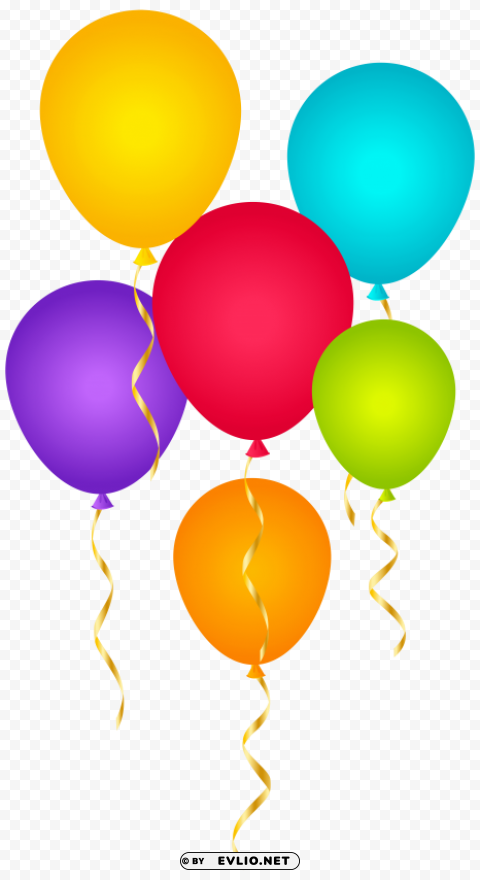 balloons PNG graphics with clear alpha channel collection