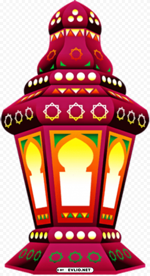 ramadan lamp duo Isolated Icon with Clear Background PNG