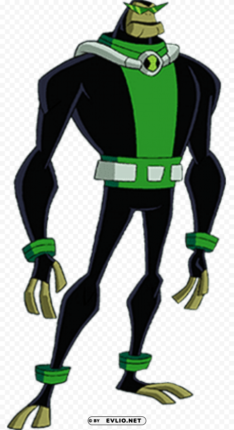 ben 10 bullfrag PNG Graphic Isolated on Clear Background Detail