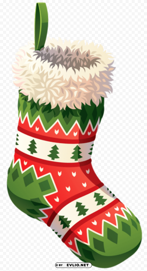 christmas stocking Isolated Graphic on Transparent PNG
