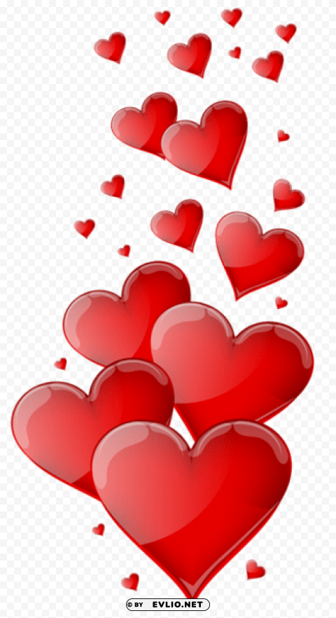 red hearts PNG free download transparent background png - Free PNG Images - 12c9544f