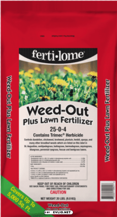 ferti lome weed out plus lawn fertilizer 25 0 4 PNG with transparent background for free