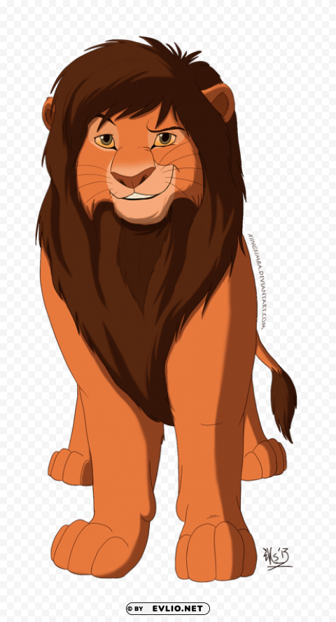 lion king HighResolution Isolated PNG Image
