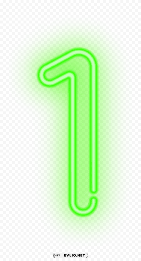 one neon green Clear pics PNG
