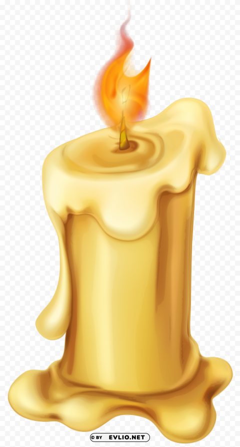 candle PNG Image with Transparent Isolated Design