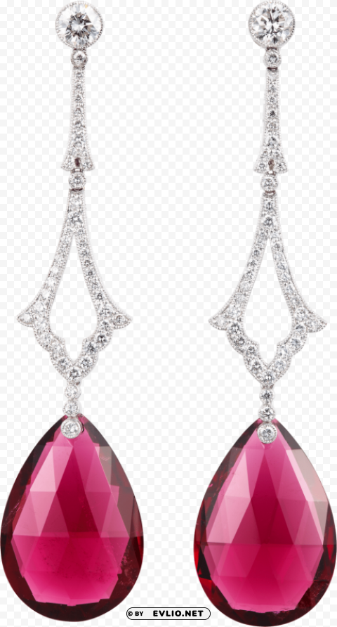 diamond earring PNG for free purposes