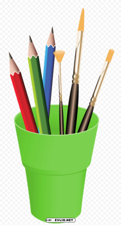 Pencils In Cup Vector PNG Files With No Background Wide Assortment