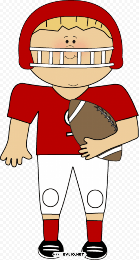 Boy Football Isolated Design Element On Transparent PNG