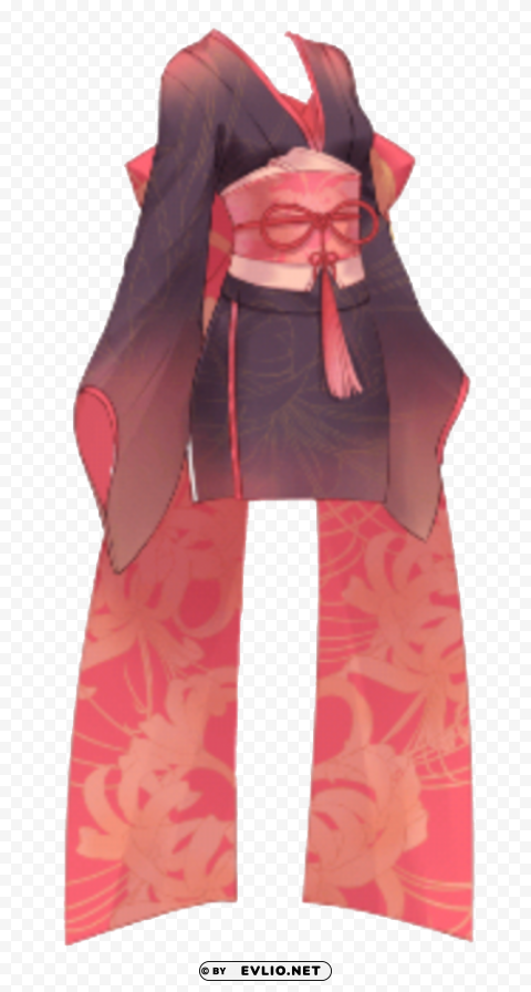 Equinox Kimono Isolated PNG Graphic with Transparency
