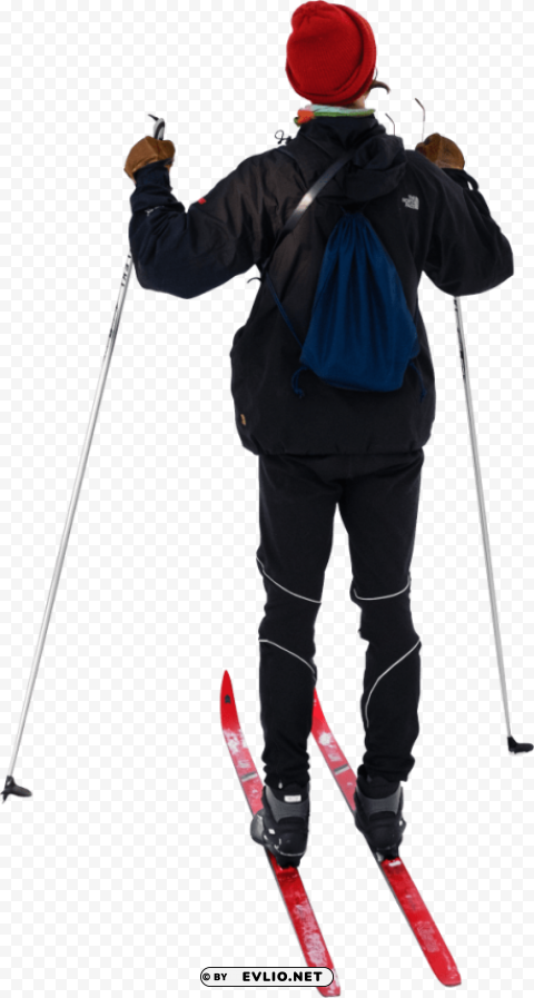 Transparent background PNG image of on cross country skis PNG files with transparent canvas extensive assortment - Image ID db51dd94