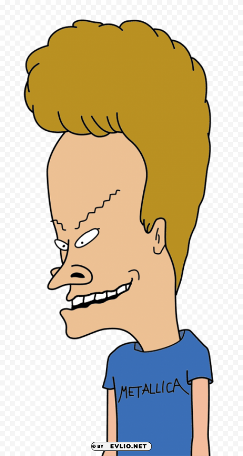 beavis metallica Isolated Graphic on HighQuality Transparent PNG