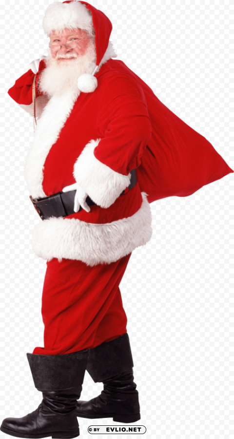 santa claus PNG files with alpha channel clipart png photo - 9084590e