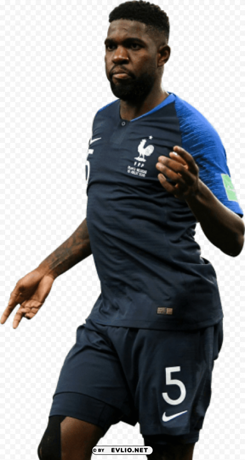 Download samuel umtiti PNG with Clear Isolation on Transparent Background png images background ID 88c4134b