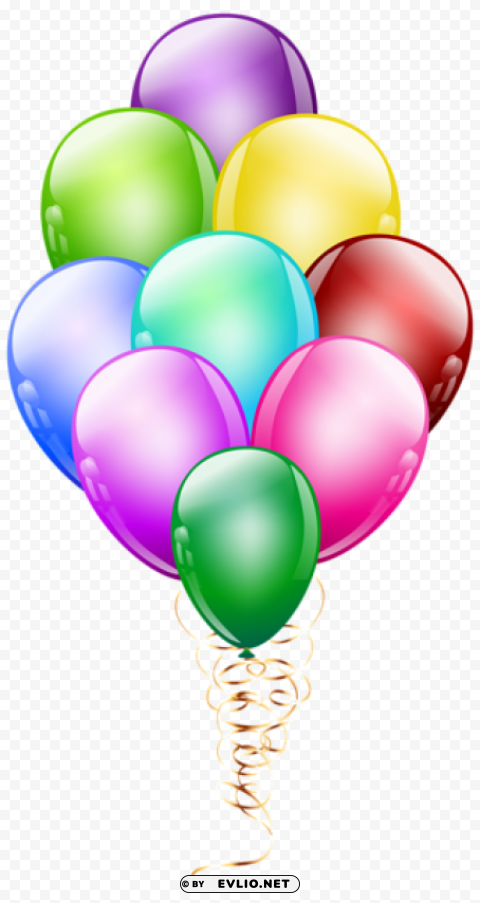 balloon bunch PNG Image with Isolated Icon