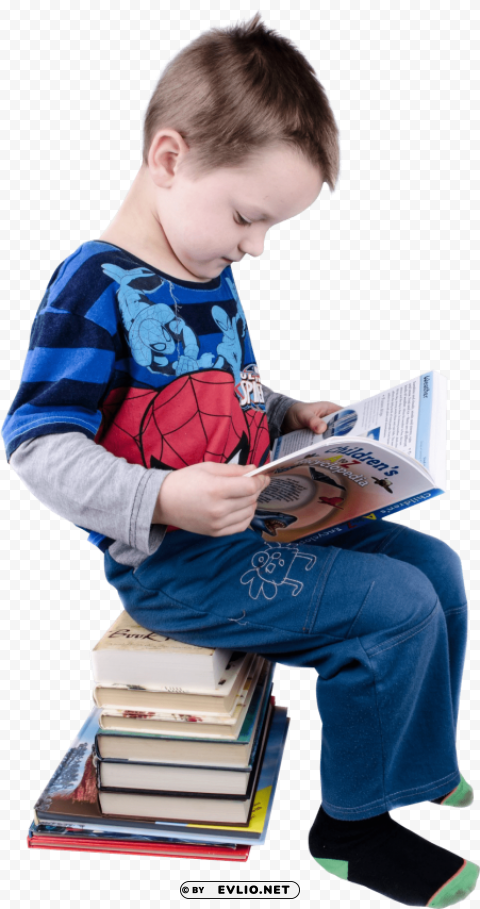 reading books Free transparent background PNG