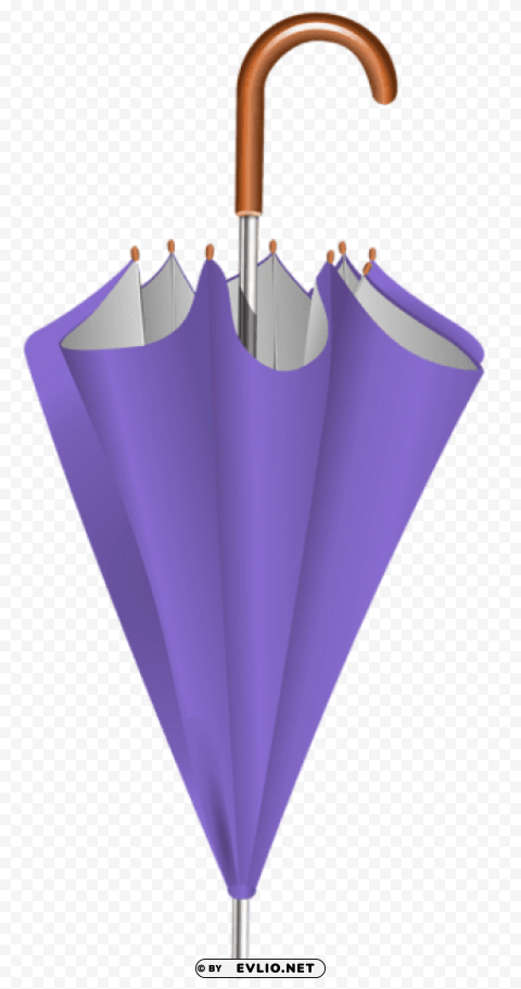 purple closed umbrella Transparent PNG Isolated Graphic Element