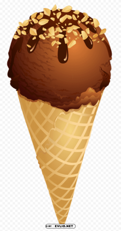 chocolate ice cream conepicture PNG images without subscription