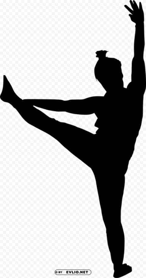 fitness silhouette PNG files with clear background variety