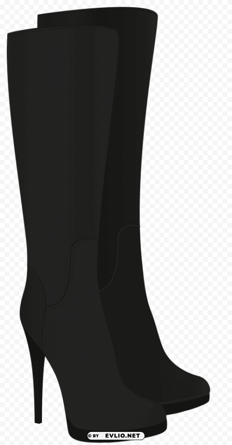 female black boots PNG images with no royalties