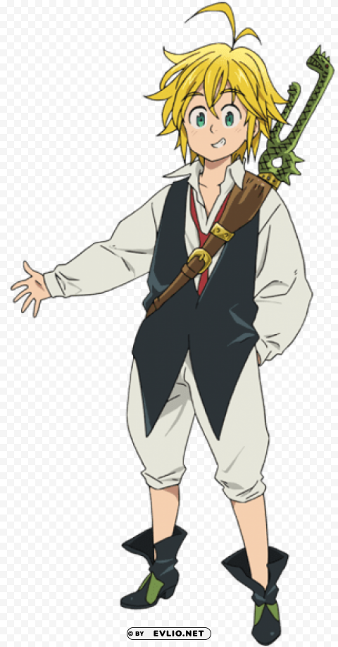 meliodas standing PNG images with no limitations PNG transparent with Clear Background ID d25ae588