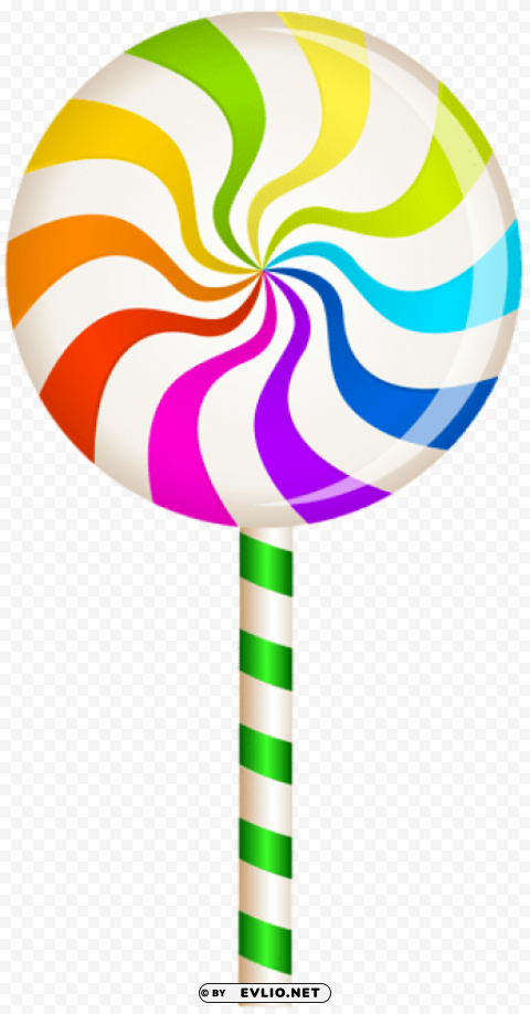 multlor swirl lollipop Isolated Subject in Transparent PNG
