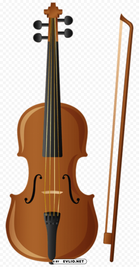 violin Clear Background Isolated PNG Object