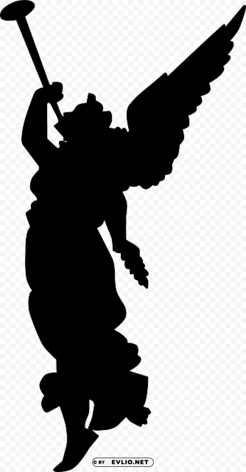 david and goliath - christmas angels clipart black and white PNG images with no background needed