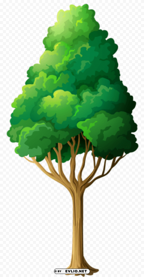 green tree PNG images with clear alpha channel