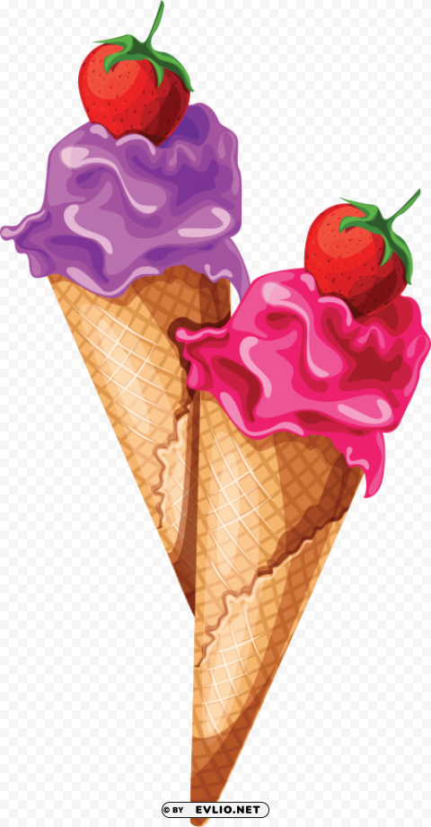 ice cream Isolated Graphic on Clear Transparent PNG clipart png photo - aed54011