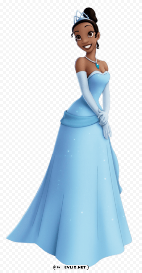 princess tiana PNG Graphic Isolated on Transparent Background