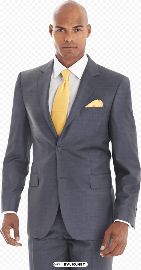 grey suit PNG Image with Transparent Isolated Graphic