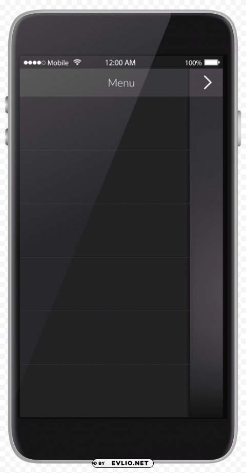 modern smartphone with menu Transparent PNG images extensive variety