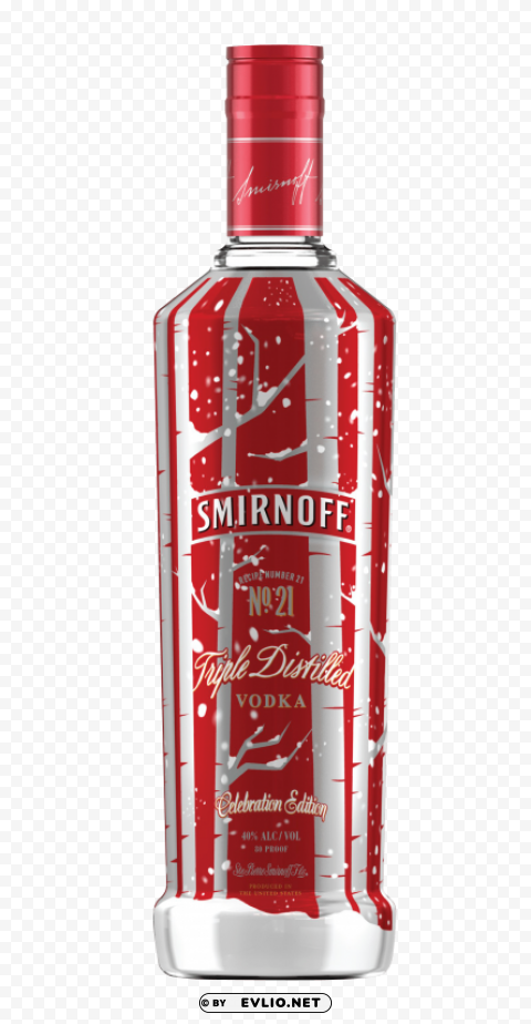 vodka bottle Isolated Subject in Transparent PNG Format