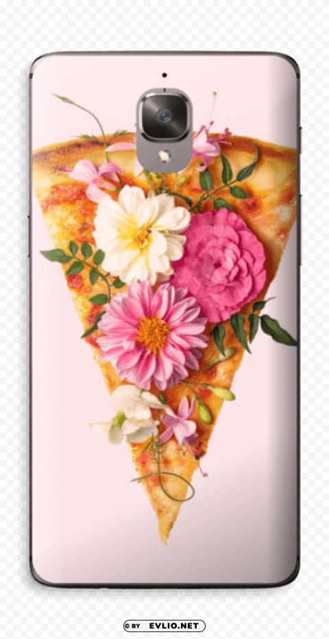 flowers pizza PNG Image with Transparent Isolation PNG transparent with Clear Background ID ff02c5ed